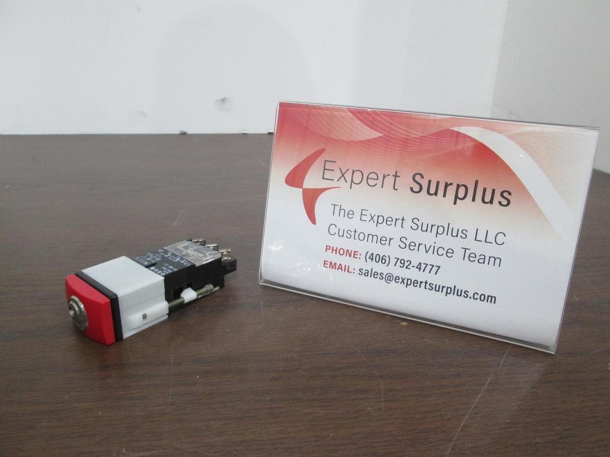 Used EAO, 02-199-011, VTR Furnace Switch w/ Mounting Hardware, No keys Used