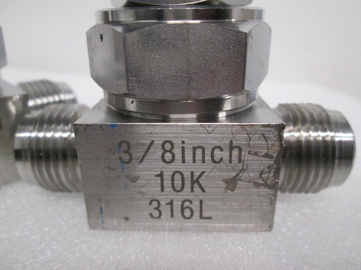 Used Nippon Sanso, 10K 316L, 3/8" Valve, Used, Lot of 3