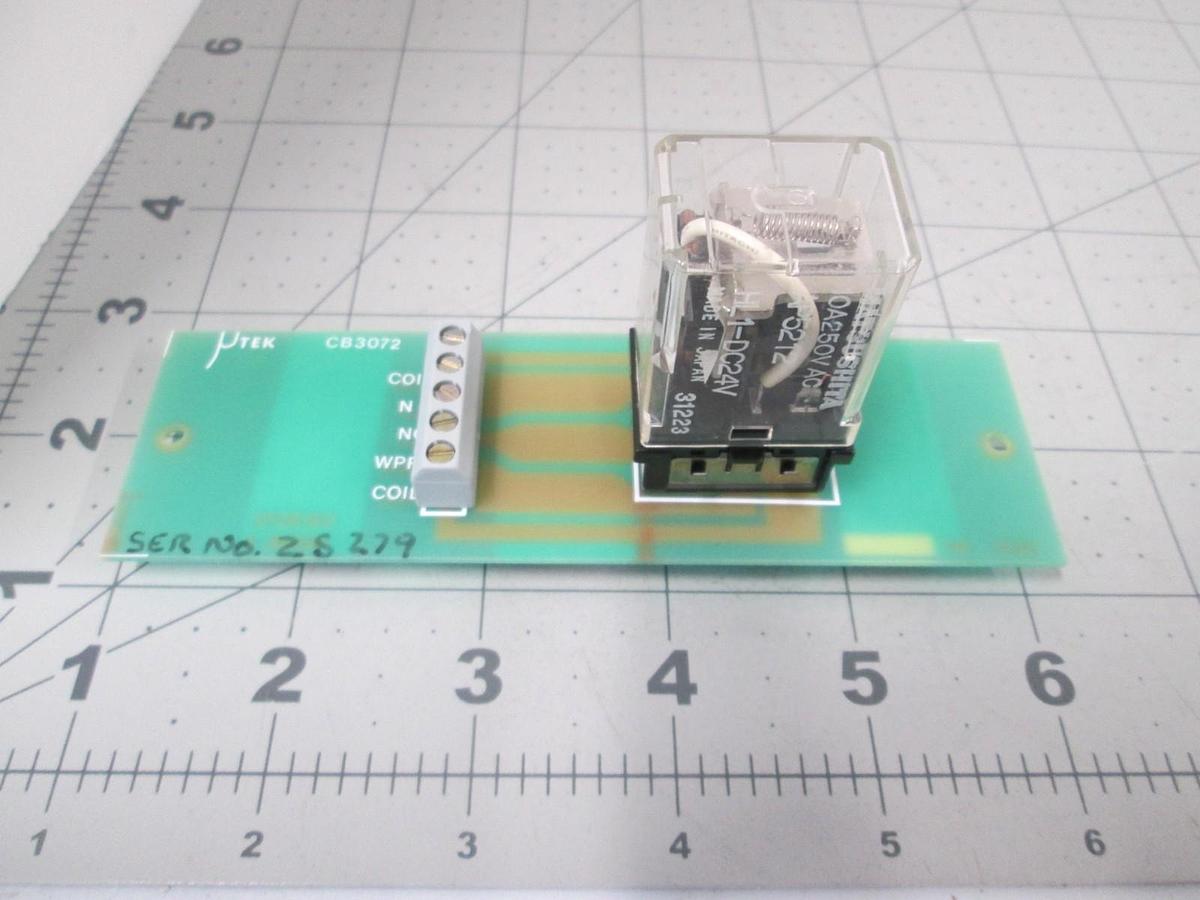 Used UTEK, A43072, Table Relay, PCB Assy w/ Relay, New