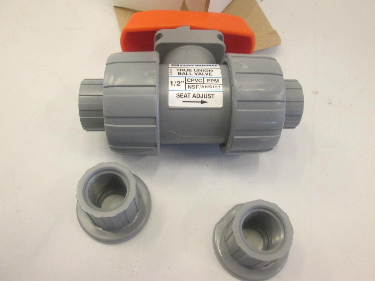 Hayward, TB2050ST, True Union Ball Valve, 1/2", New
