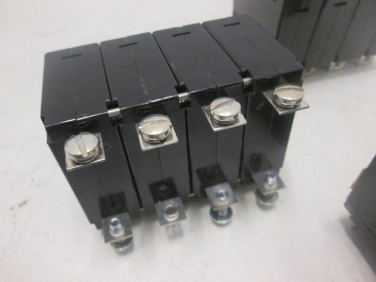 Used Carling Switch, AA4-B0-24-615-381-C, CIRCUIT BREAKER 4P, 15AMP, Used, Lot of 3