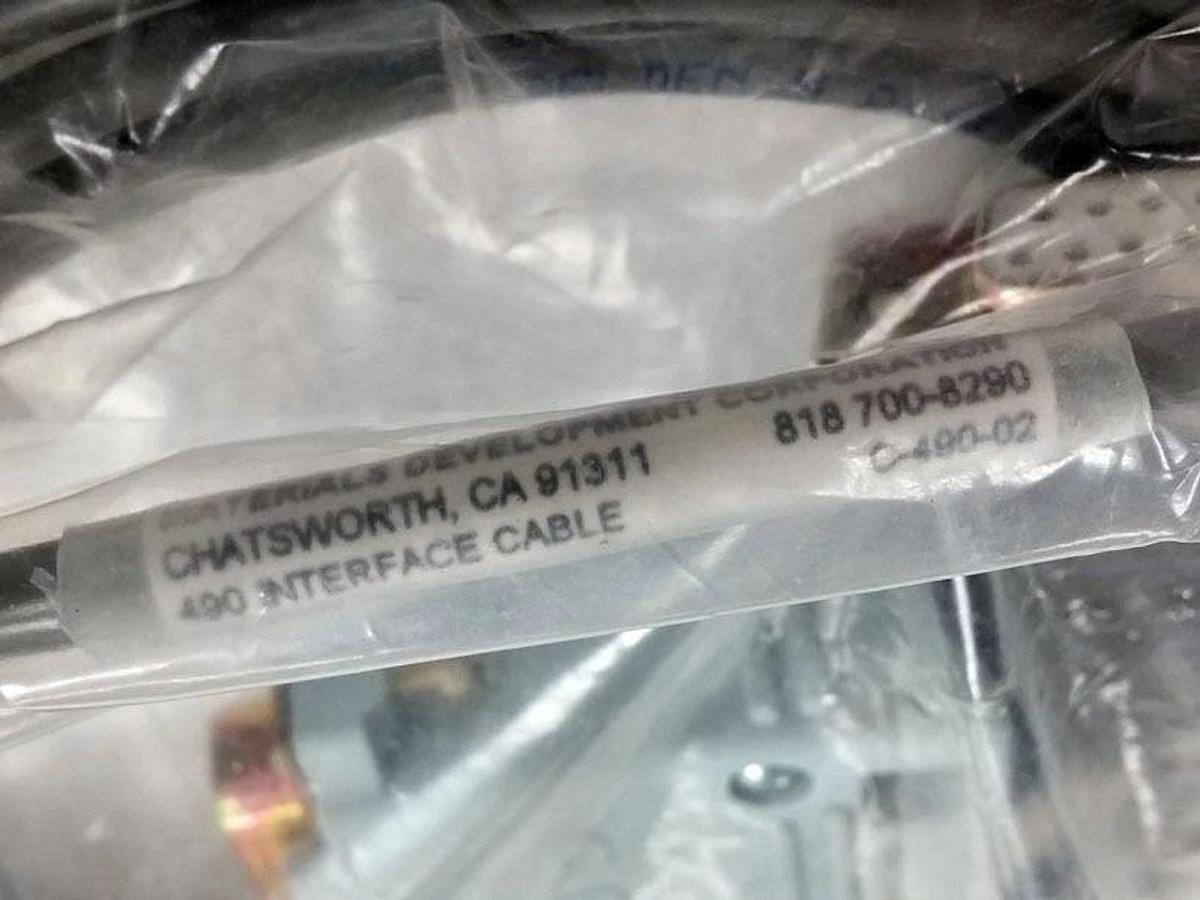Used Materials Development Corporation MDC 490 Interface Cable, C-490-02, New