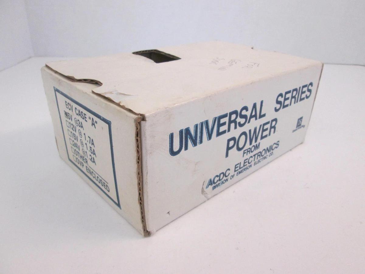 ACDC Electronics 5N3-1 Power Supply 5V @ 3A, New