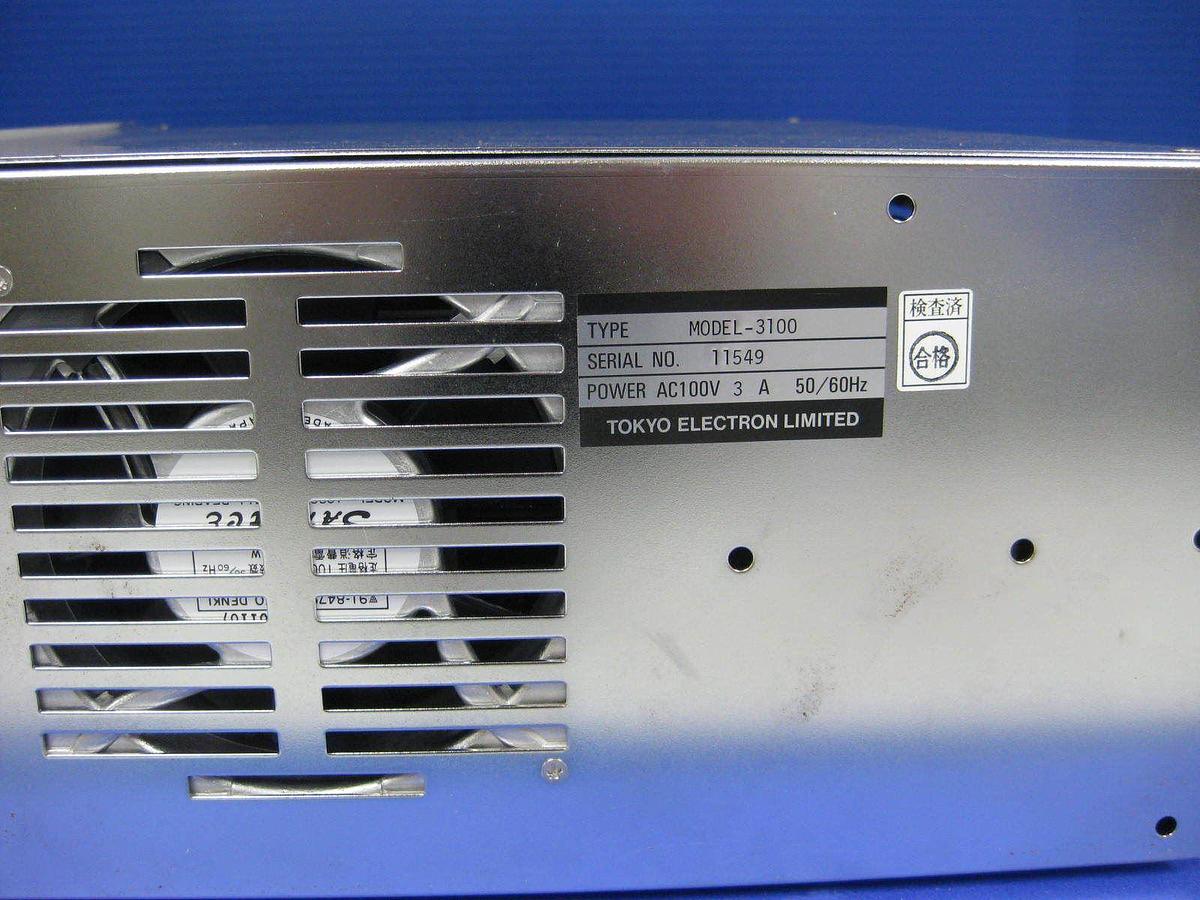 Used TEL Tokyo Electron 3100 CTL Control Unit with Display Panel, Used