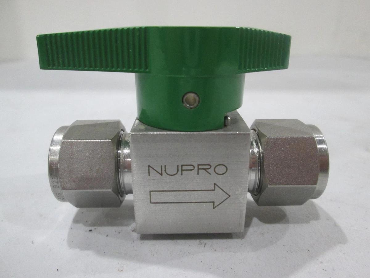 Used Nupro, SS-8P6T, SS Ball Valve, Used