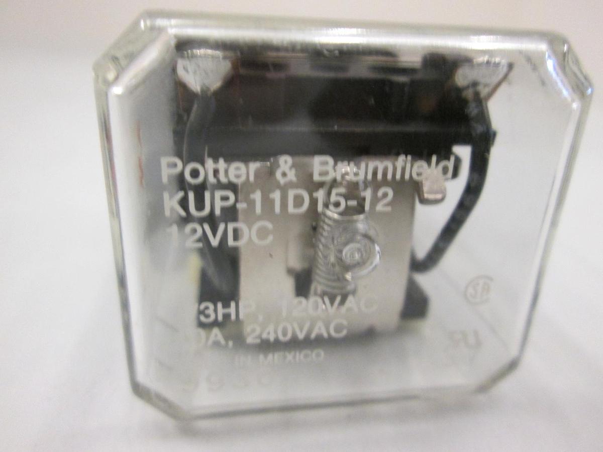 Used Potter & Brumfield, KUP-11D15-12, 12VDC Relay, Used