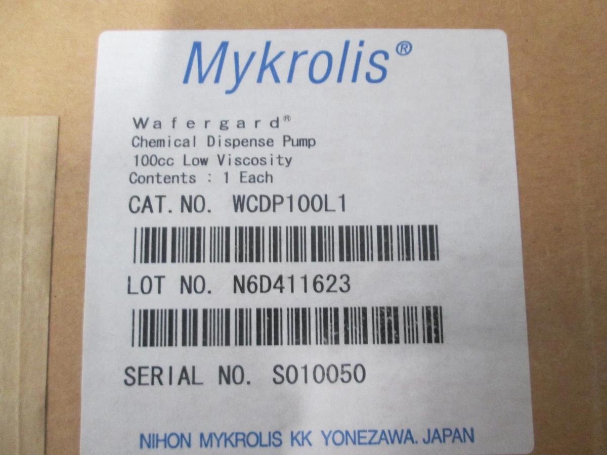 Mykrolis, WCDP100L1, Wafergard, Chemical Dispense Pump, 100CC, New
