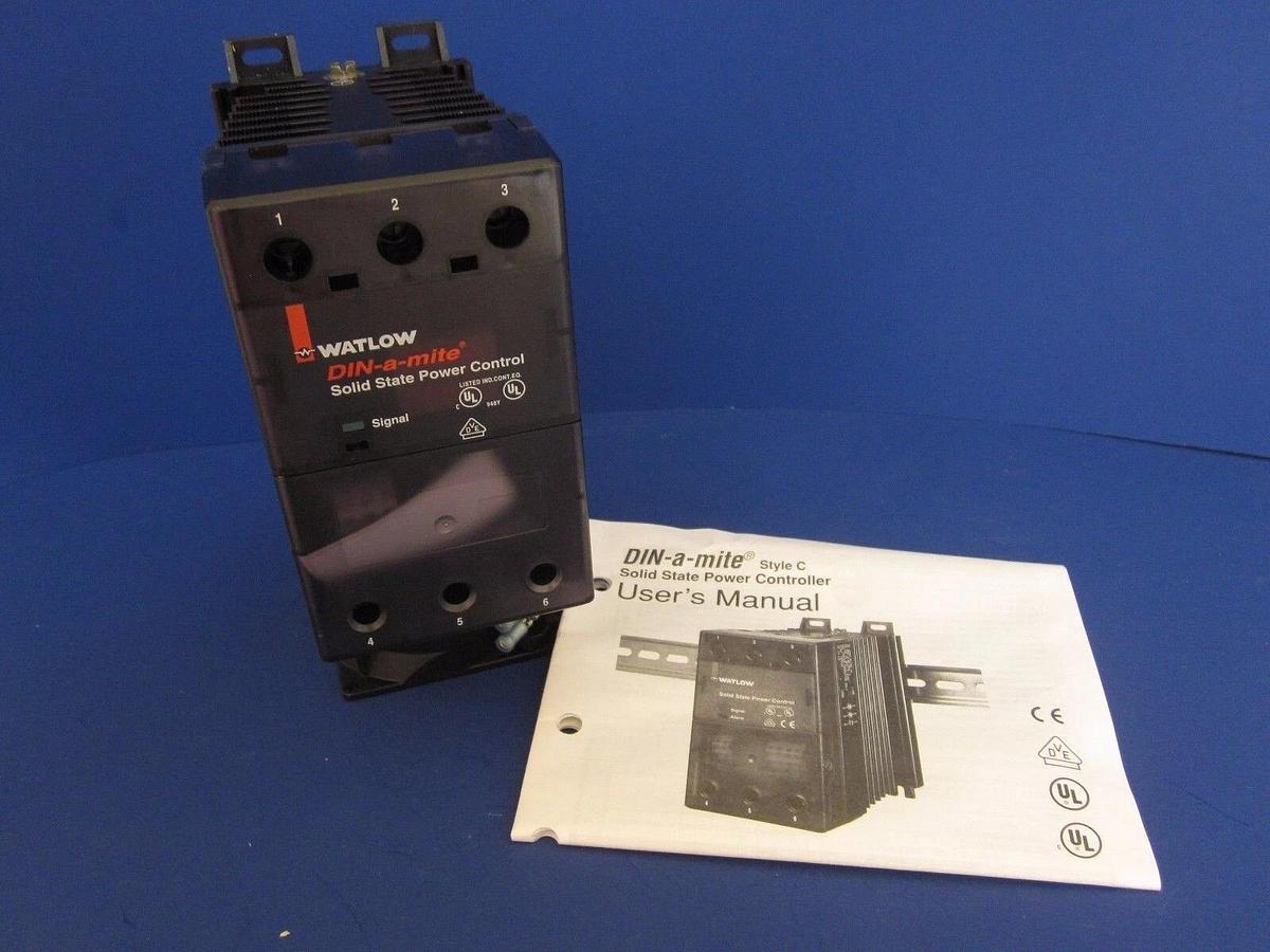 WATLOW DC1P-6548-V301 DIN-a-mite Solid State Power Control w/ Fan, New