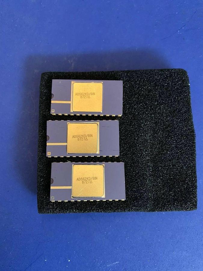 Analog Devices AD562KD/BIN D/A Converter IC 12-Bit, Lot of 3 New