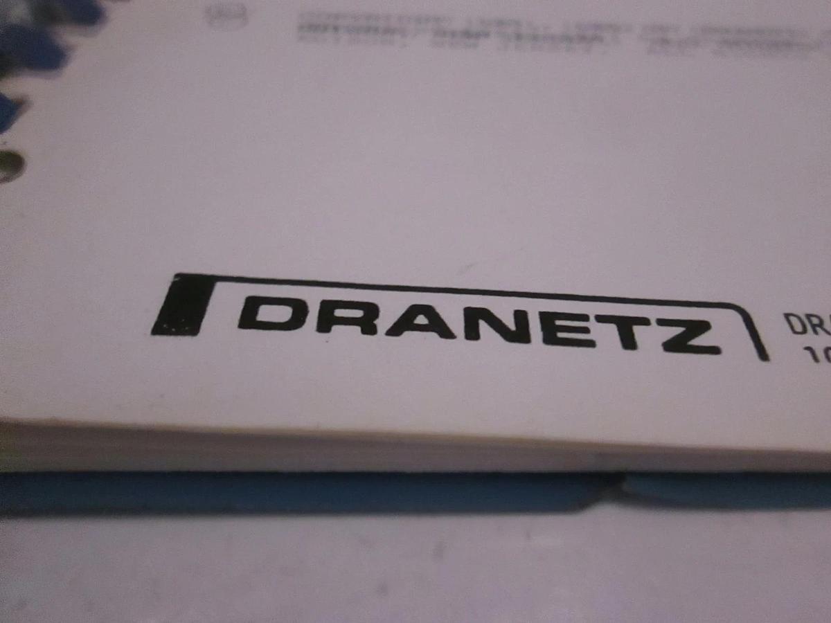 Used Dranetz TM-110390A Volume 1 Operator's Manual, Used