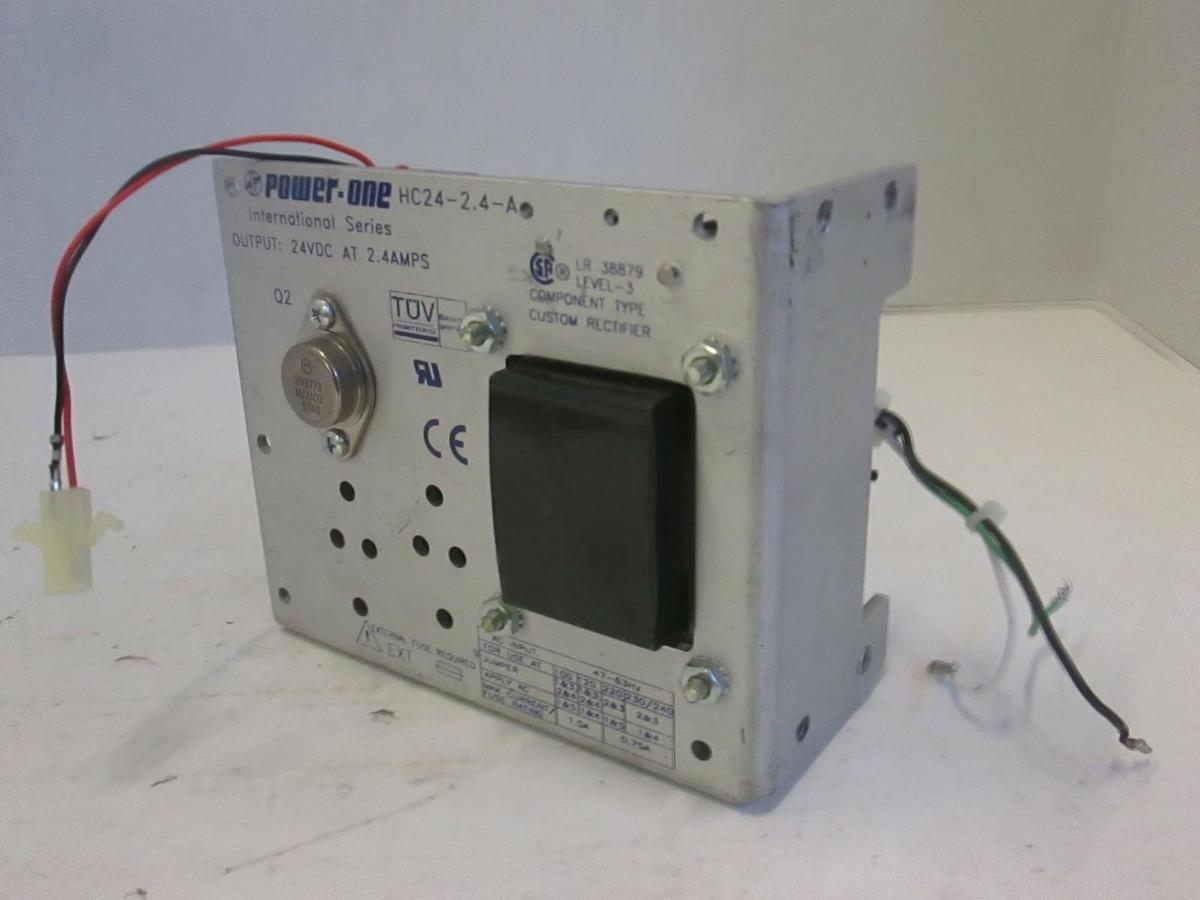 Used Power One HC24-2.4-A Power Supply, Missing Back Plate, Used