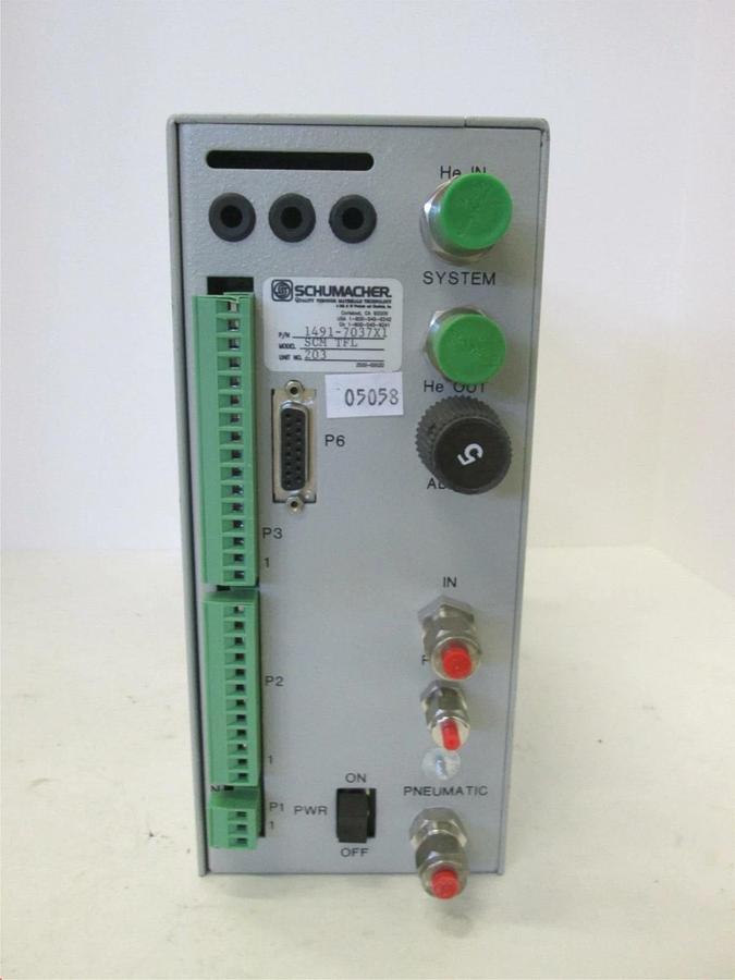 Used Schumacher, SCM TFL, Refill Controller, 1491-7037X1, Used
