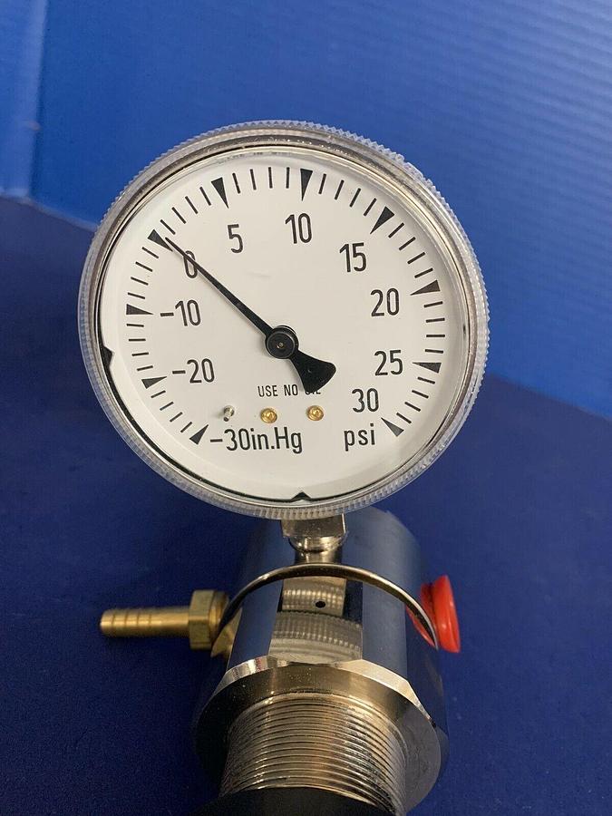 Used Air Products E11-N141A Pressure Regulator, 25psig with Gauge, unUsed