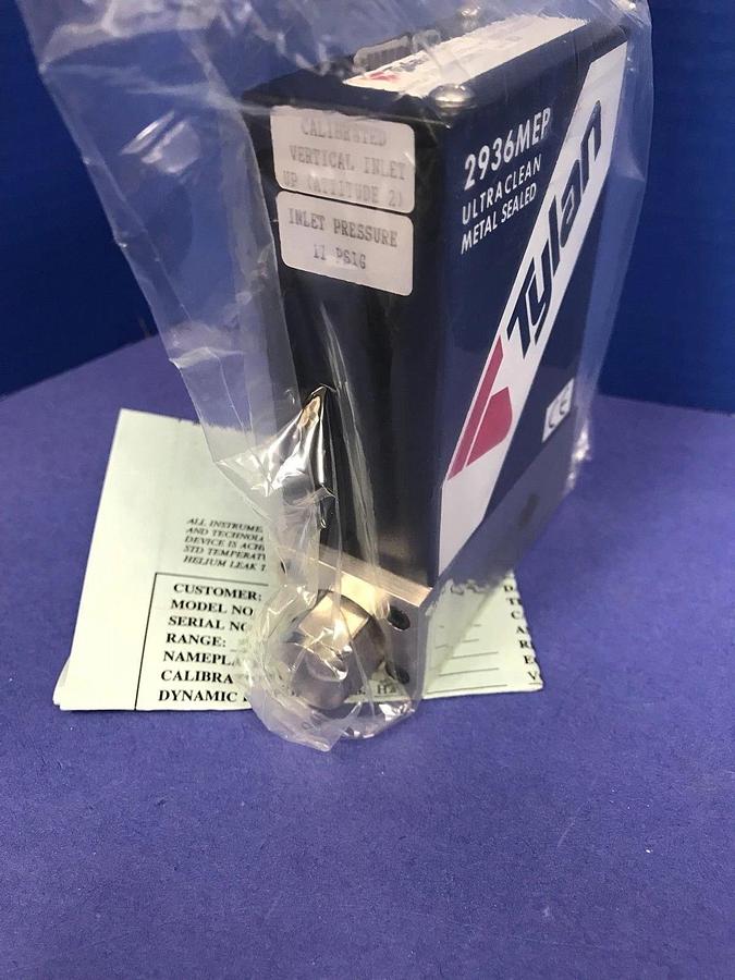 Used Tylan 2936MEP MFC Mass Flow Controller H2, 10 SLPM, Rfrb