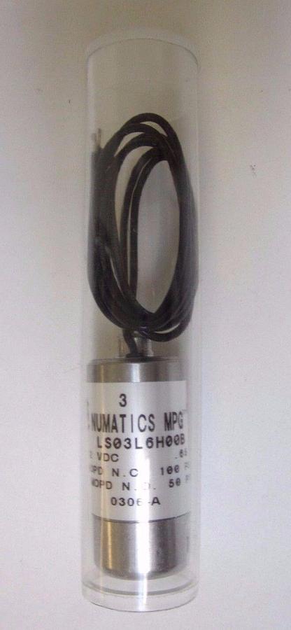 Used NEW Numatics Miniature Solenoid Valve LS03L6H00B