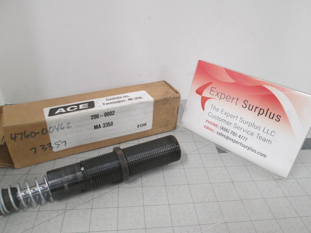 ACE Controls, MA3350, 206-0002, Adjustable Industrial Shock Absorber, 1.91" Stroke, New