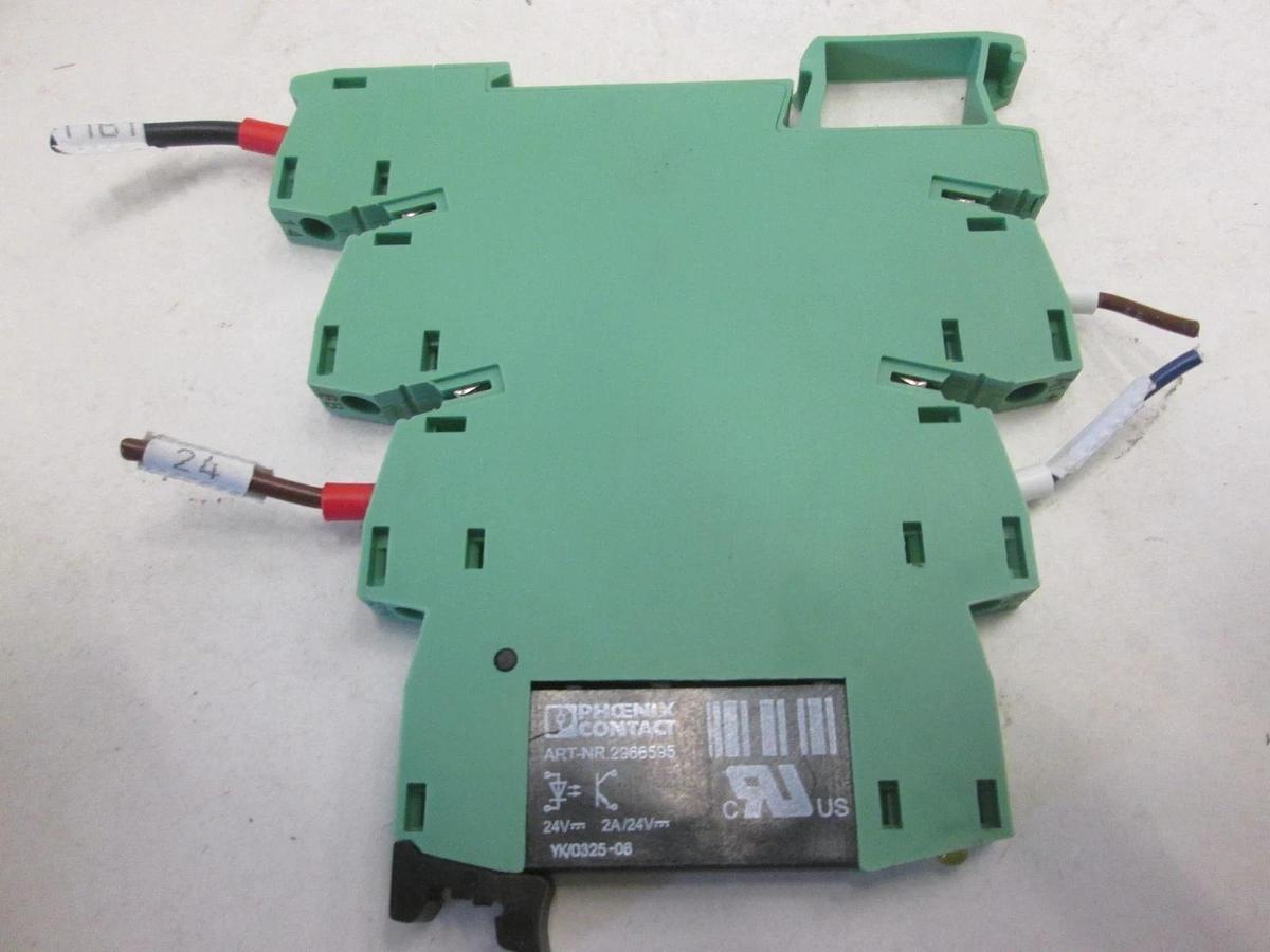 Used Phoenix Contact, PLC-BSC-24DC/1/ACT Relay, Used, Lot of 2