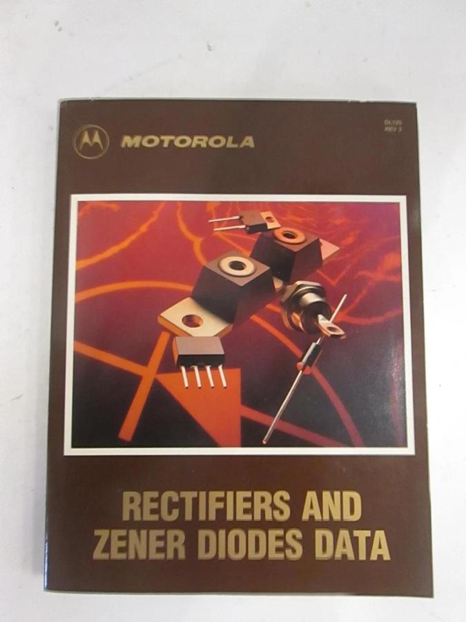 Used Motorola Rectifiers and Zener Diodes Data Book, Used