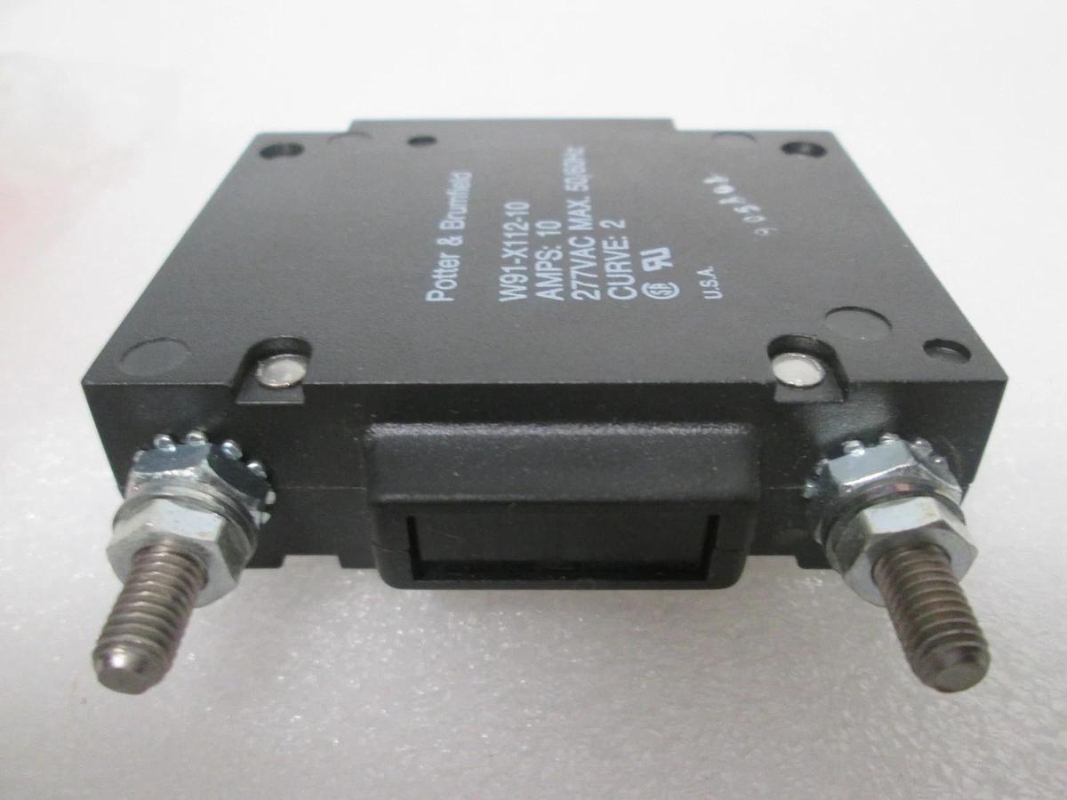 Potter & Brumfield, W91-X1112-10, Circuit Breaker, 1 Pole, 10A, New