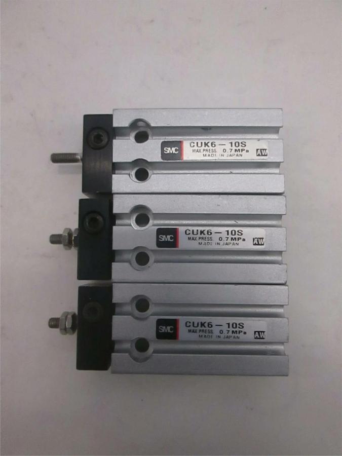 Used SMC, Installation Cylinder, CUK6-10S, Used, Lot of 3