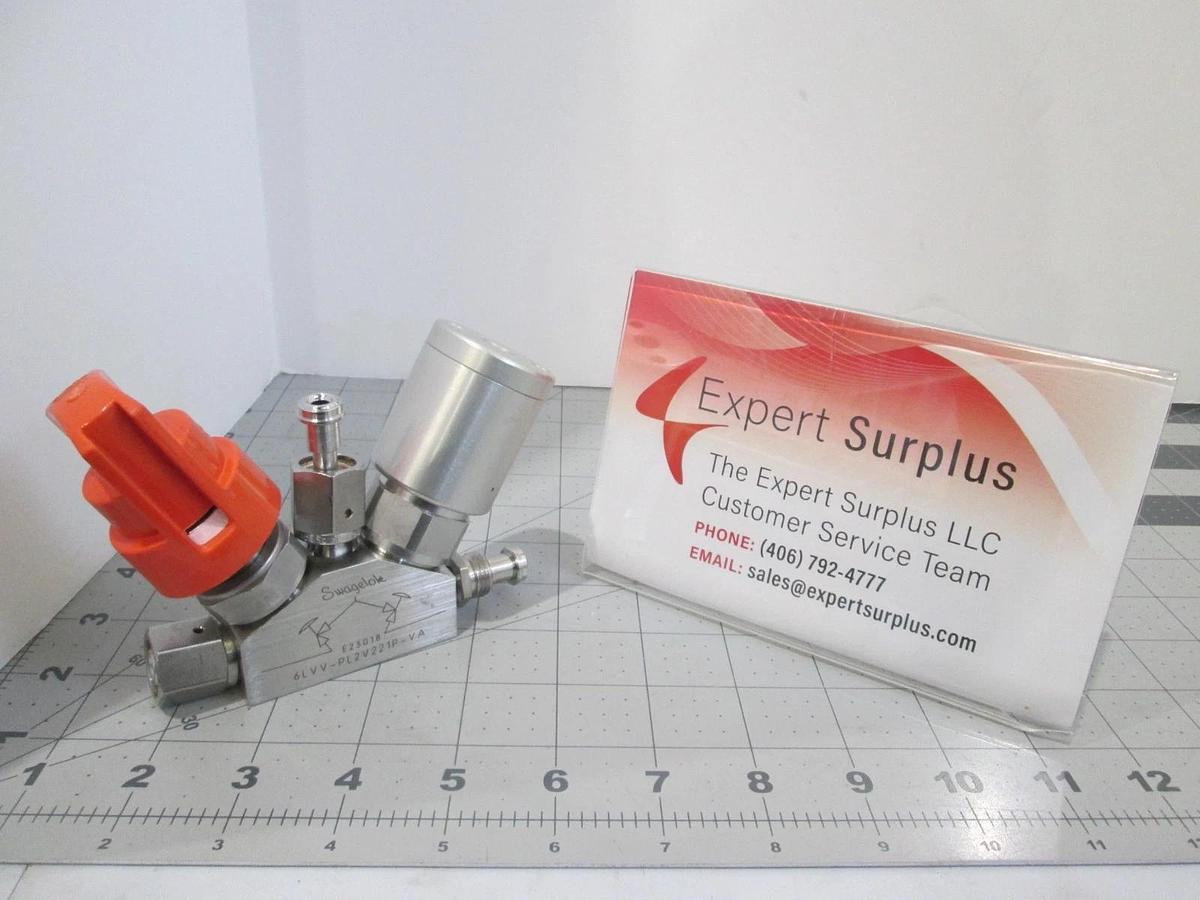 Used Swagelok, 6LVV-PL2V221P-VA, High Flow Diaphragm Valve, Used
