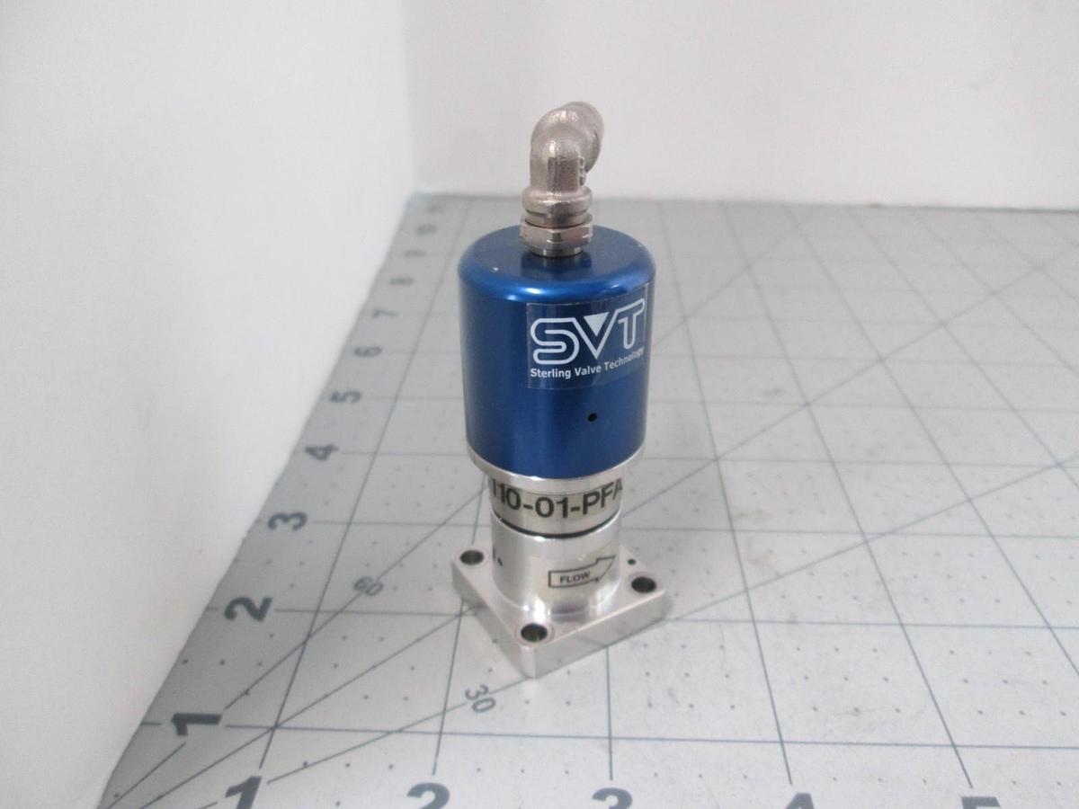 Sterling Valve, Series 110, Pneumatic Low Pressure Valve, Surface Mount, New