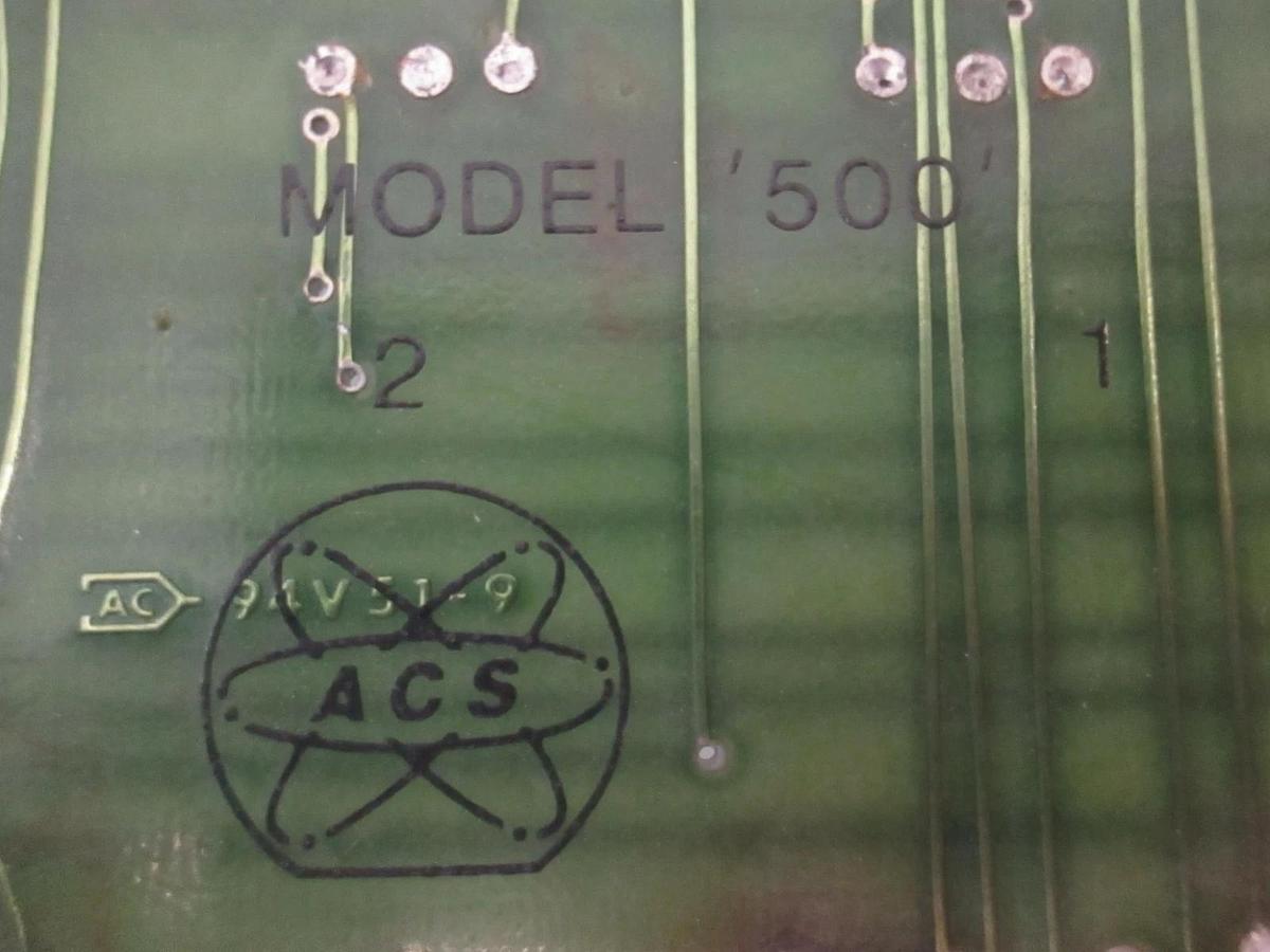 Used ACS Model 500 Assy PCB, Used