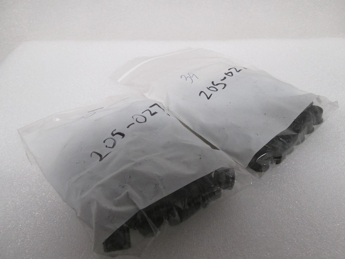 Used Black, Plastic Plug, 205-027, New, Lot of 89