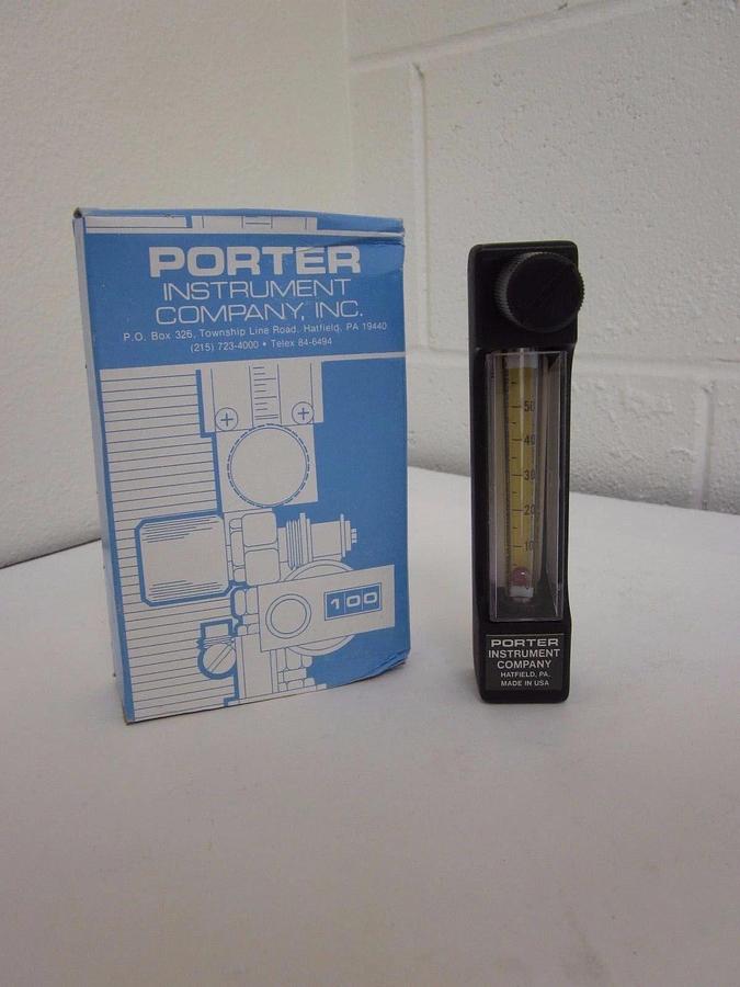 Parker Porter F65-200 Purge meter, N2, 0-55 L/min, Lot of 3 New