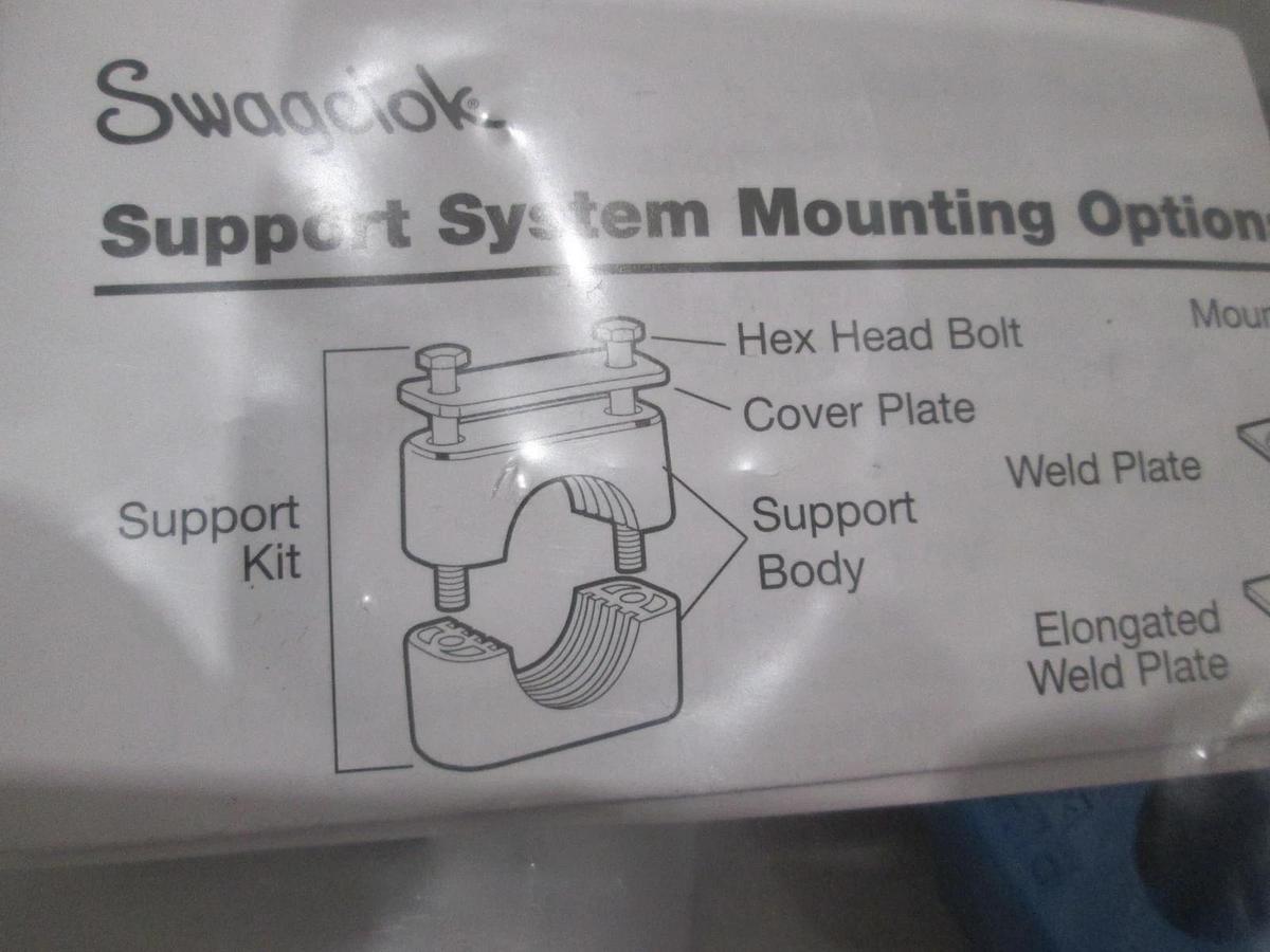 Used Swagelok, 304-S1-PP-6T, 3/8" Support Kit, New