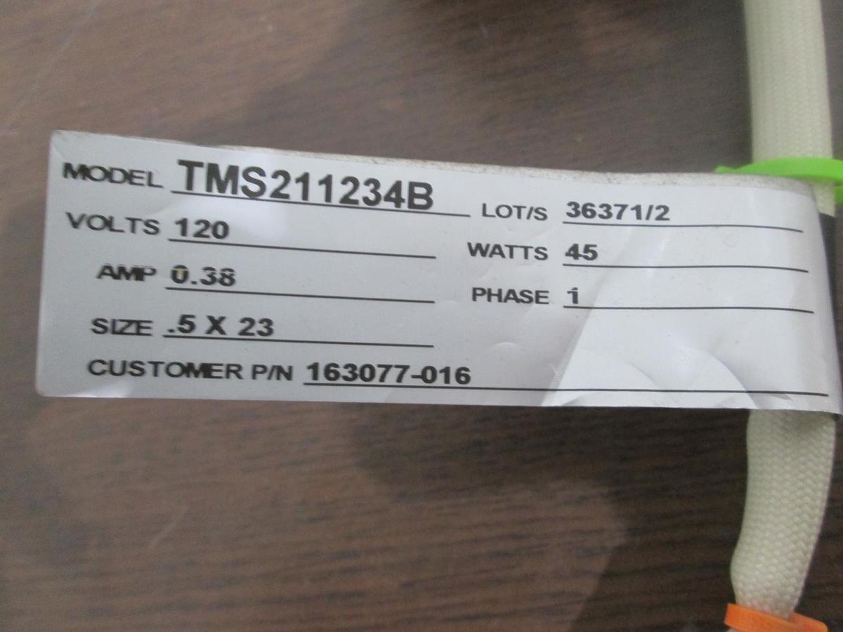 Used SVG, TMS211234B, Heater Jacket, 45W, 1 Phase, .38A, 120V, Used