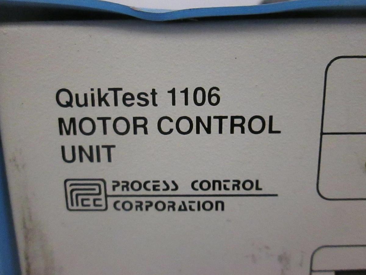 Used Process Control Corp., QuikTest 1106 Motor Control Unit, 1106, Used