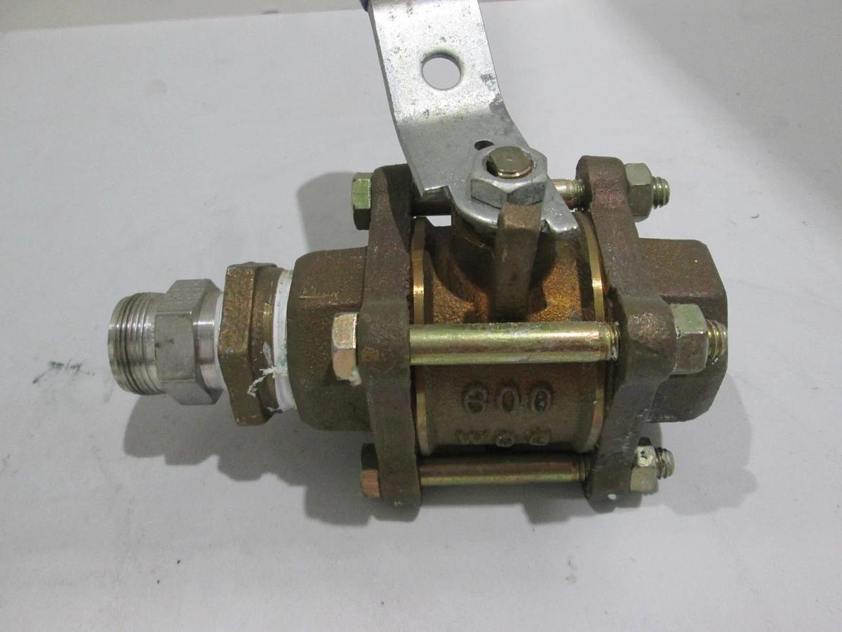 Used Nibco, 600 WOG, Bronze Ball Valve, Used