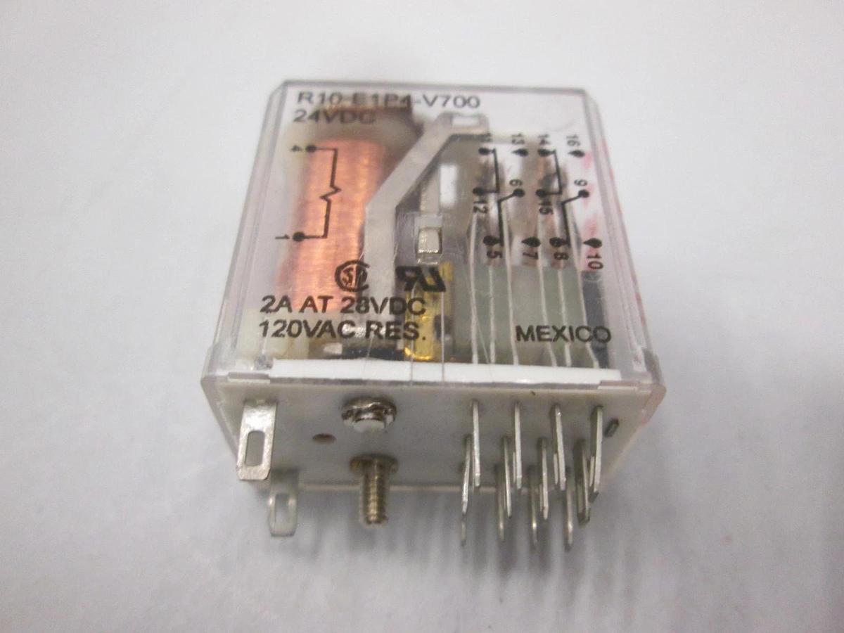 Used Potter & Brumfield, R10-E1P4-V500, 24VDC Relay, Used