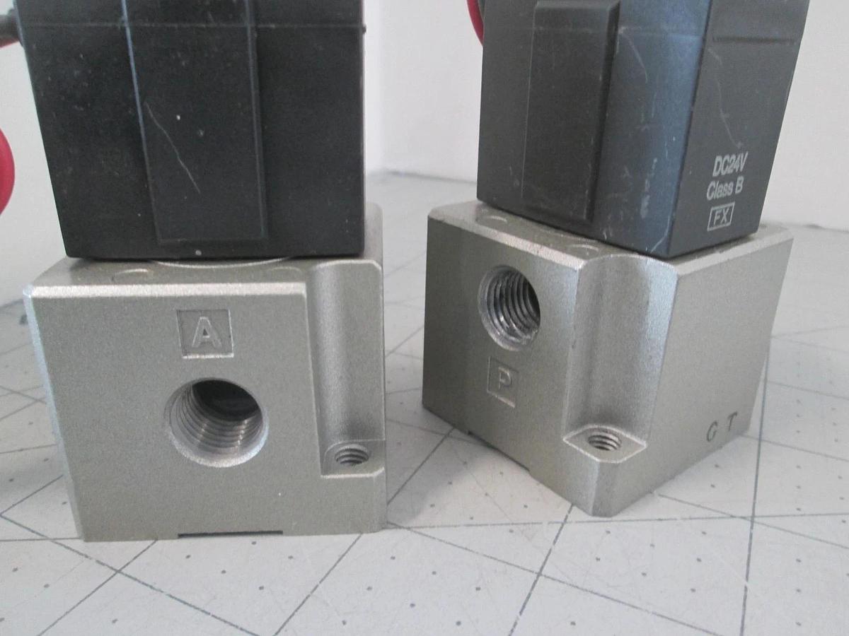Used SMC, Solenoid Valve, VT317V, Used, Lot of 2