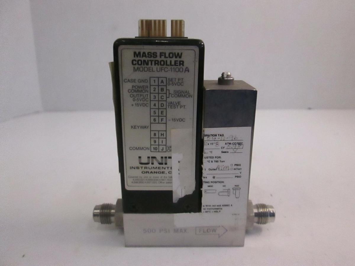 Used Unit UFC-1100A Mass Flow Controller MFC, O2, 500 SCCM