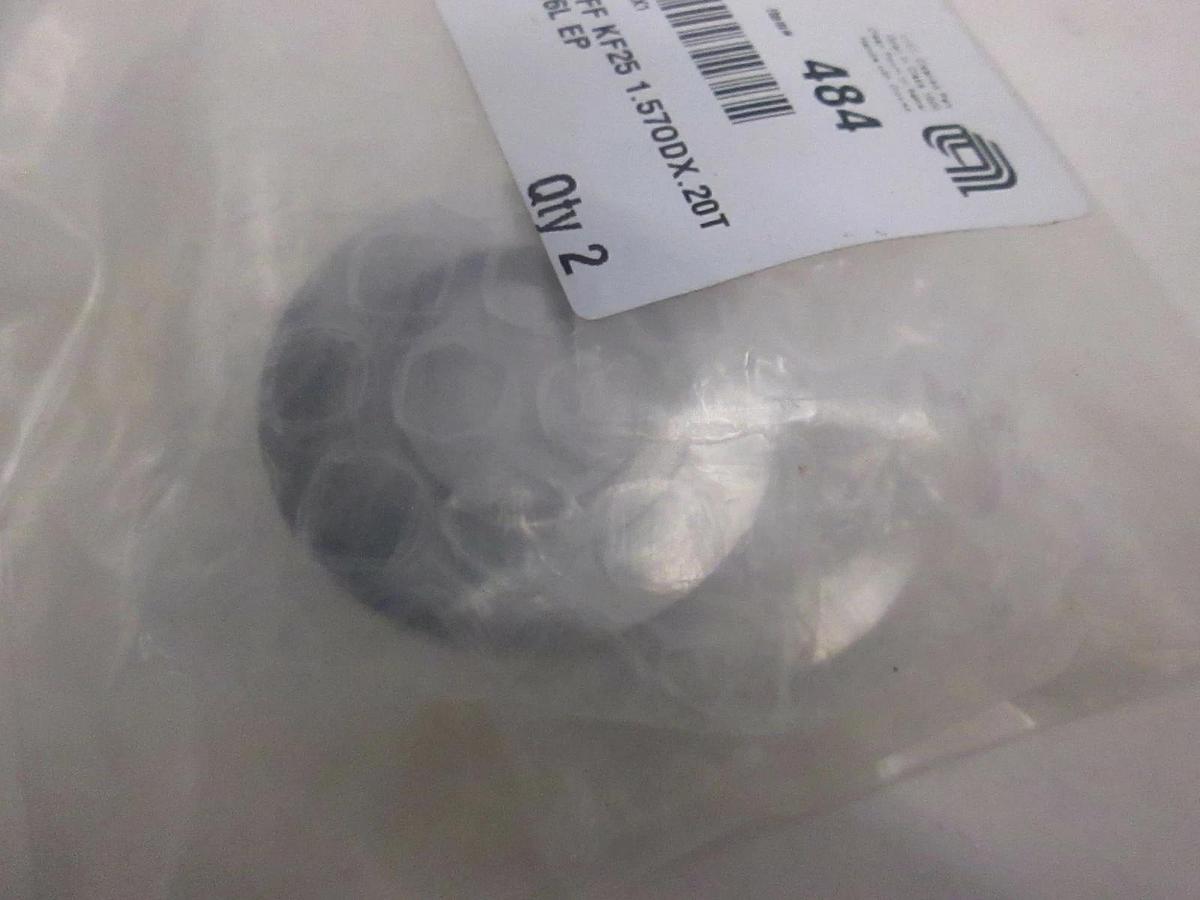AMAT, FTG Flange Blank- OFF KF25 1.570DX.20T, 3300-03548, New, Lot of 2