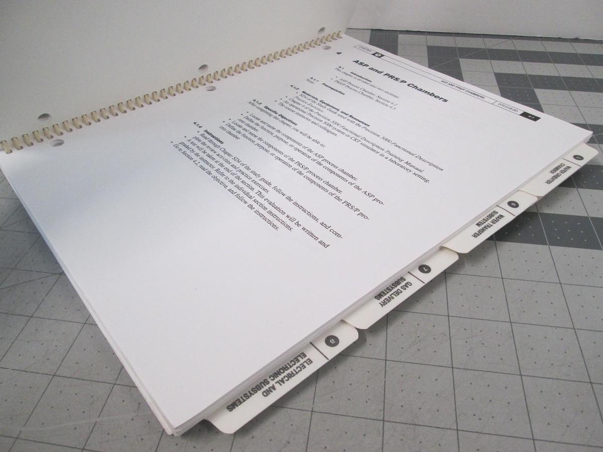 Used AMAT, Precision 5000, Functional Description Practice Exercises, Used