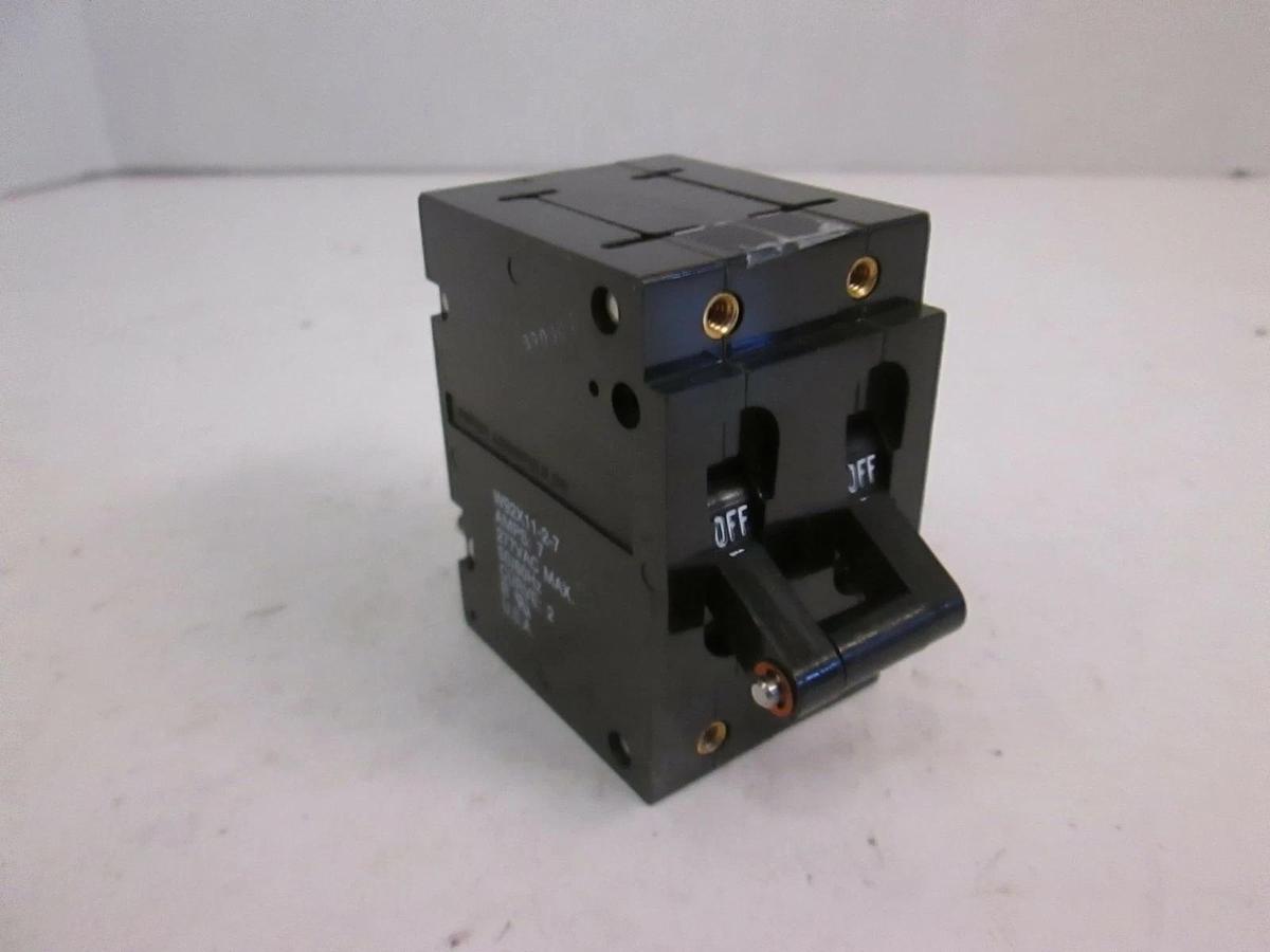 Used Potter & Brumfield Circuit Breaker, W92X11-2-7, 7A, 277 VAC, Used