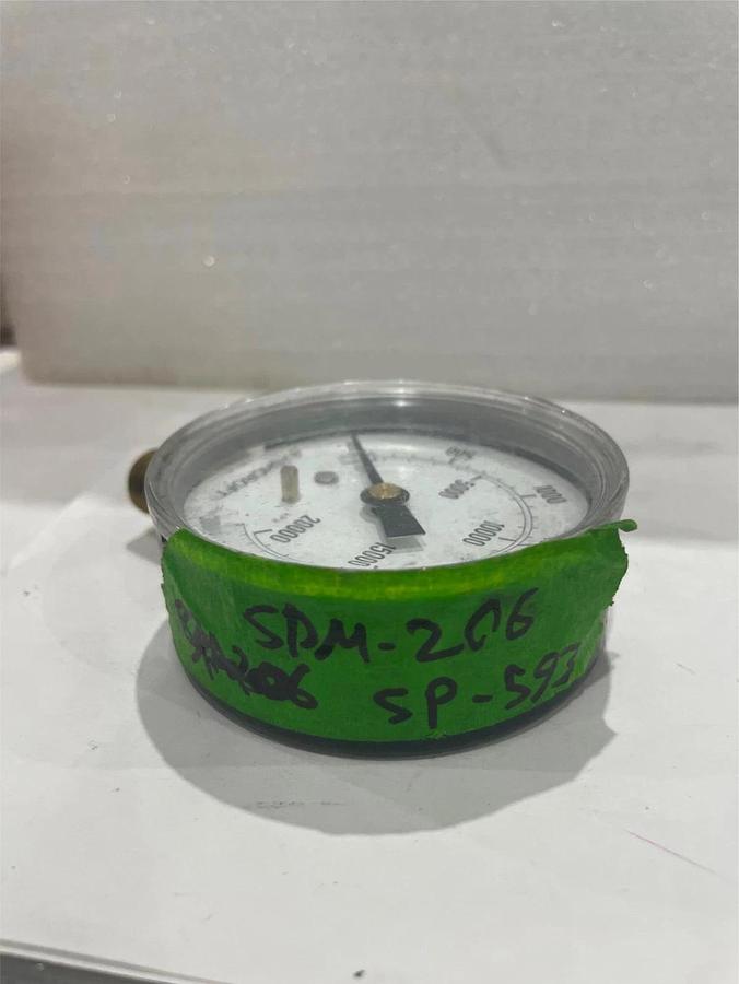 Used Ashcroft, Pressure Gauge, 0-3000 PSI, Used