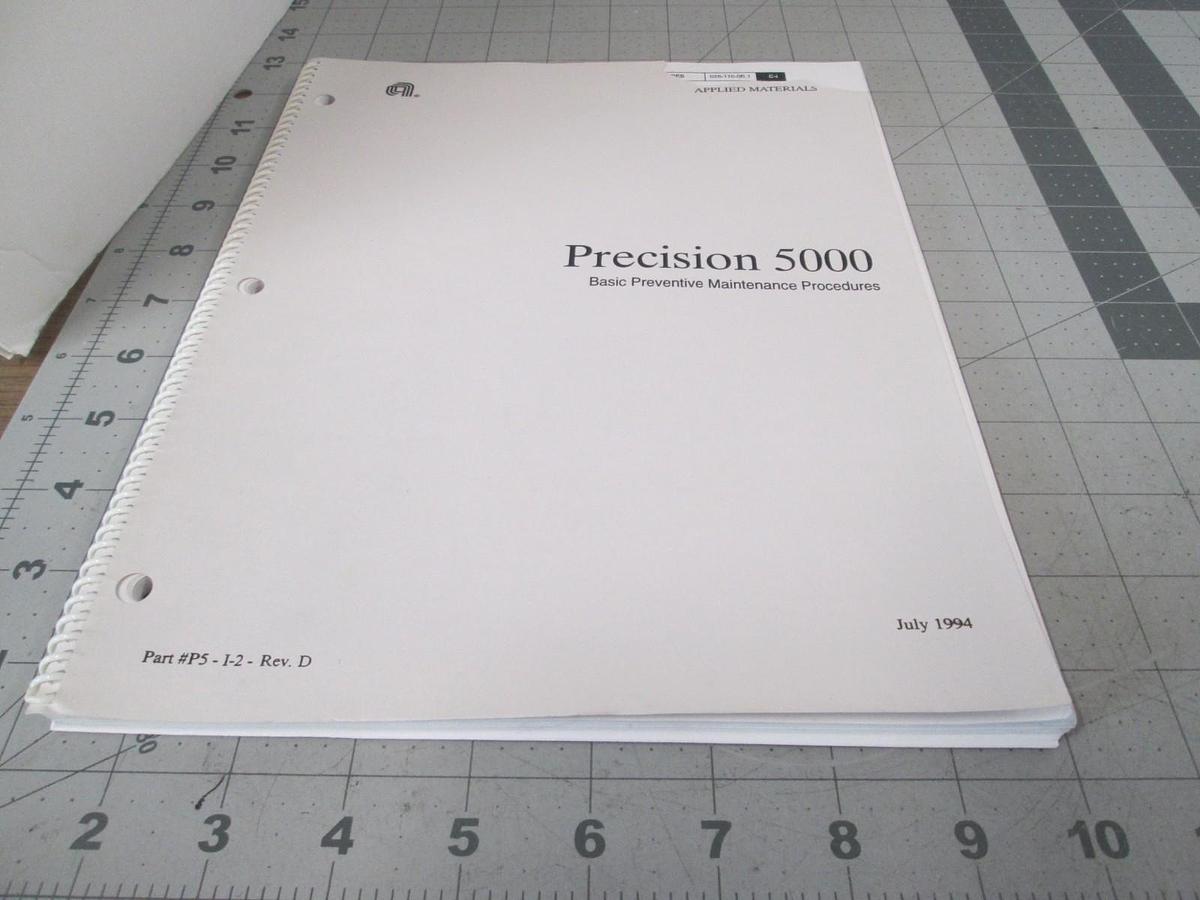 Used AMAT, Precision 5000 Basic Preventive Maintenance Procedures, Used
