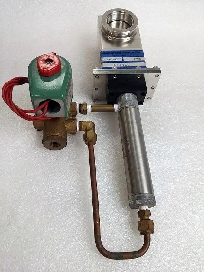 Used Innotec SVB-1.52A Gate Valve NW32 with Asco 834582, New