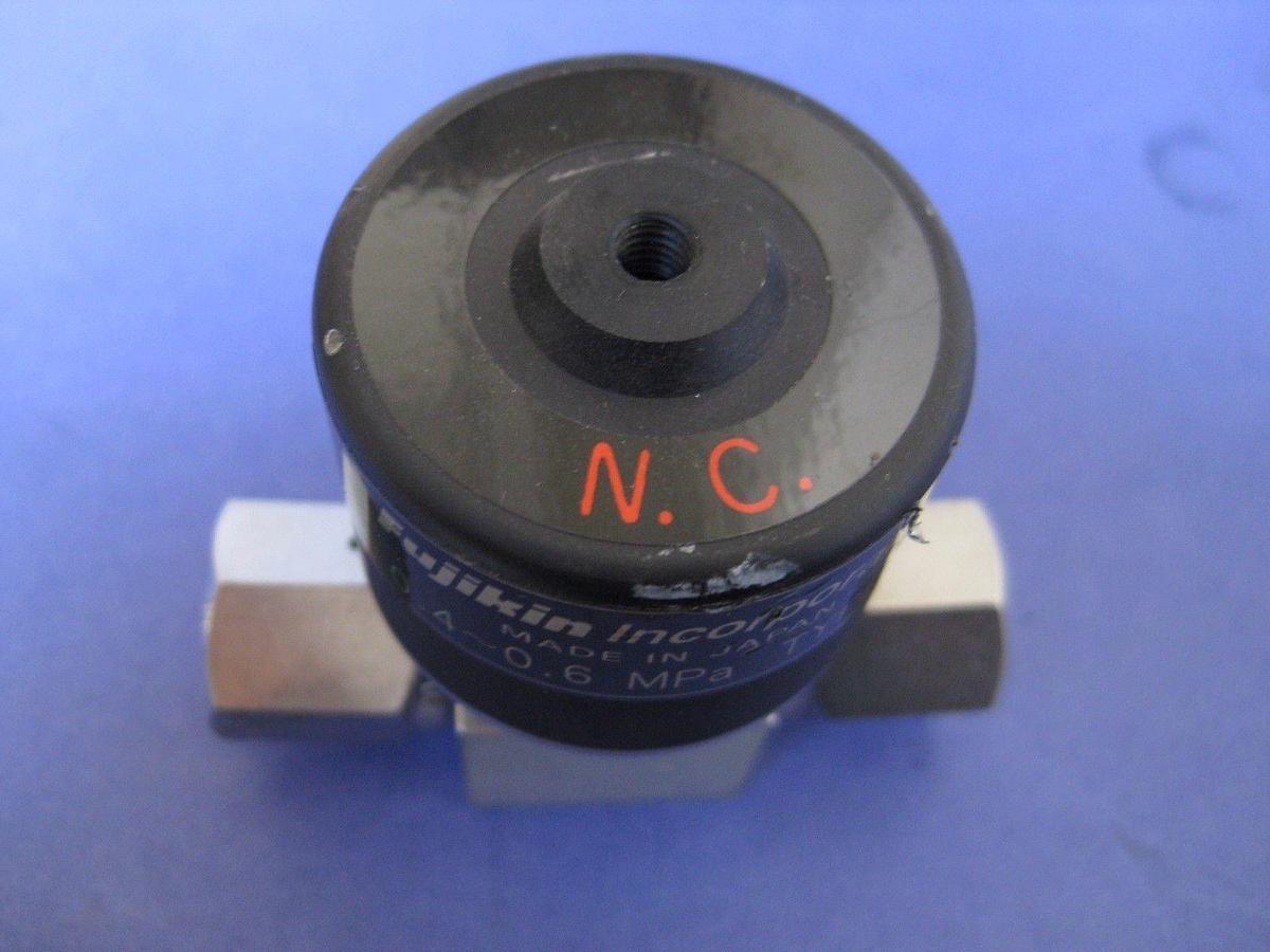 Used Fujikin FPR-ND-71-6.35-2 NEW MEGA-ONE LA Low Press NC Diaphragm Valve, Used