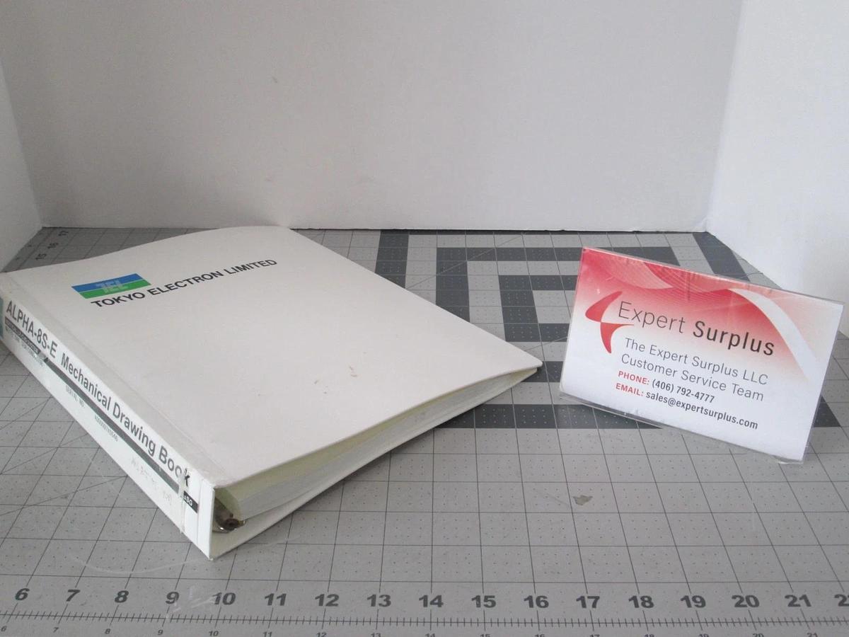 Used TEL Tokyo, ALPHA-8S-E, Mechanical Drawing Book AsSG, Used