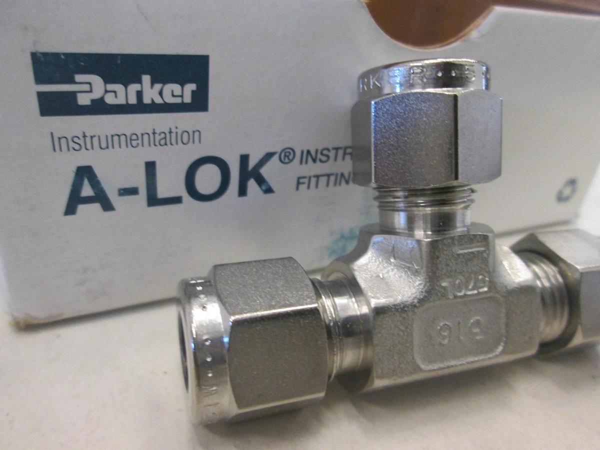 Parker, 5ET5-316, Union Tee Fitting Box of 5, New