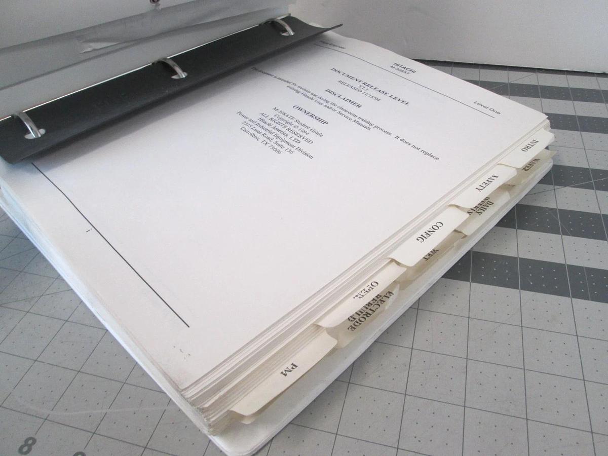 Used Hitachi, M308ATE, Student Guide, Level 1, Used