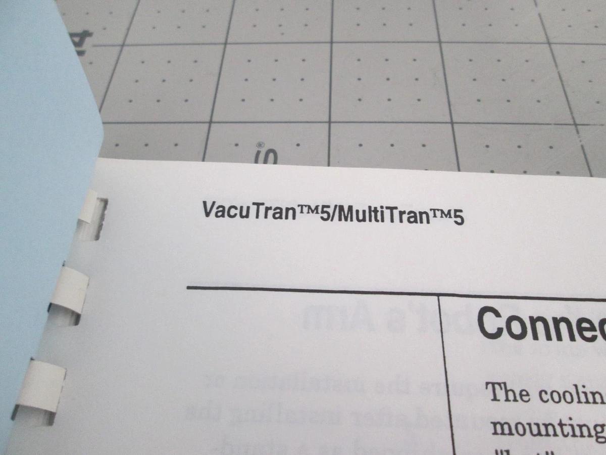 Used Ulvac, VacuTran Mechanical Interfacing Guide, Used
