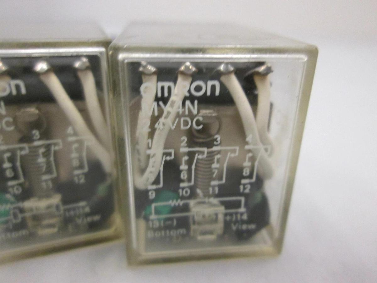 Used Omron, MY4N, Relay, 24VDC, Used, Lot of 2