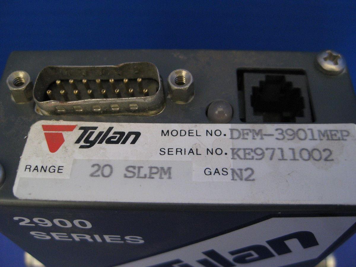 Used Tylan 2900 Mass Flow Controller N2, 20SLPM, Used