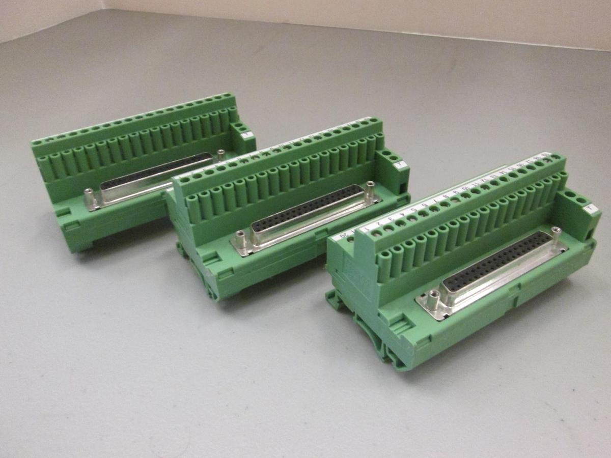 Phoenix Contact, Interface Module, FLK-D37 Sub/b, New, Lot of 3